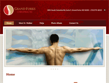 Tablet Screenshot of grandforkschiropractic.com